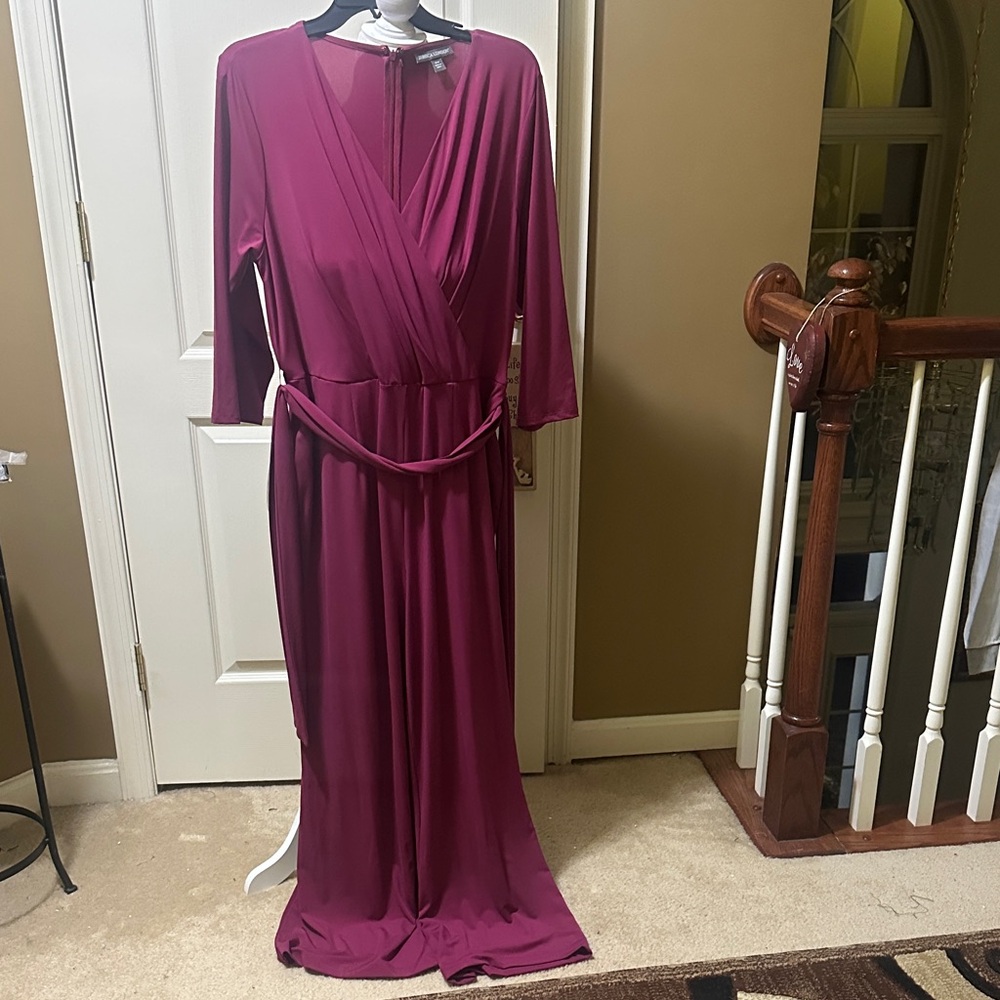Elegant Magenta Jumpsuit